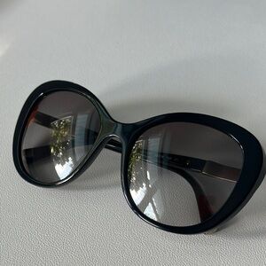 Giorgio Armani Black Cat-Eye Sunglasses